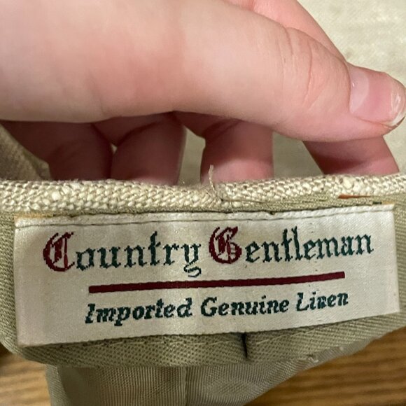 Country Gentleman Linen Hat - Picture 3 of 3